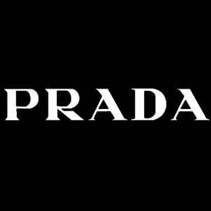 Prada designer glasses logo